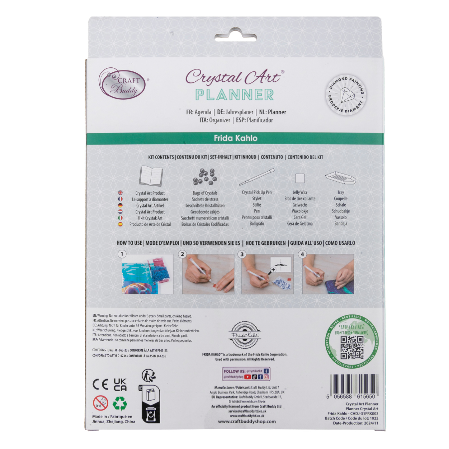 Frida Kahlo Crystal Art Planner 2