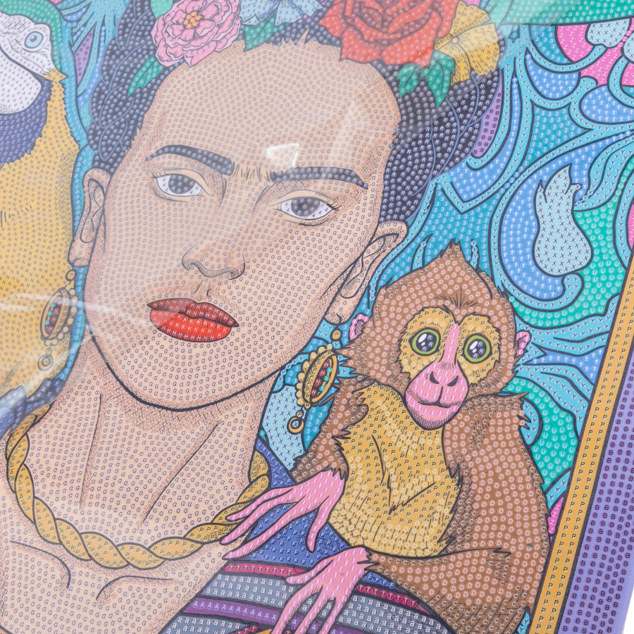 Frida Kahlo Crystal Art Scroll Kit 40x50 2