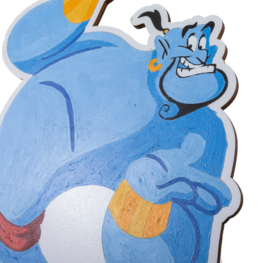 "Genie" Disney Paint By Numbers XL Buddies Kit Close Up
