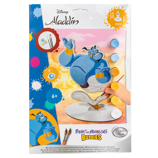 "Genie" Disney Paint By Numbers XL Buddies Kit Front Packaging