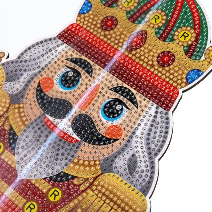 Giant Nutcrackers Crystal Art Decoration Kit Set of 2