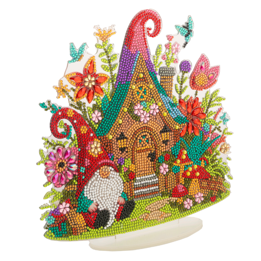 Gnome House Crystal Art Decoration Kit