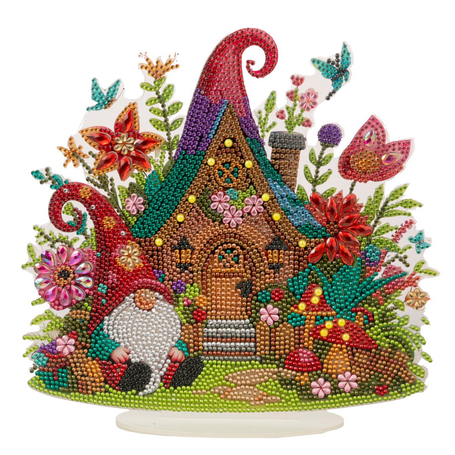 Gnome House Crystal Art Decoration Kit