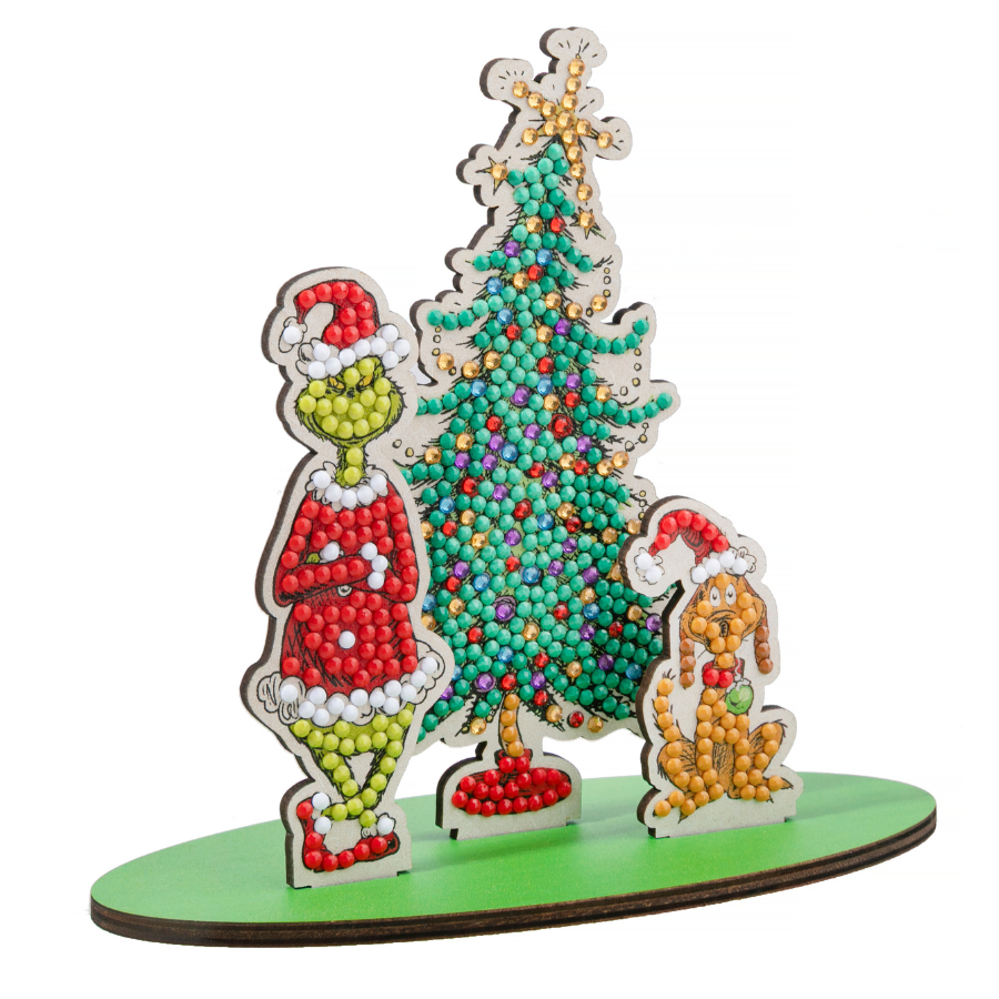Grinchmas Time Crystal Art Sparkle Scene angle