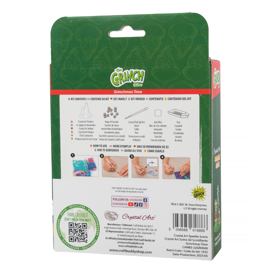 Grinchmas Time Crystal Art Sparkle Scene back