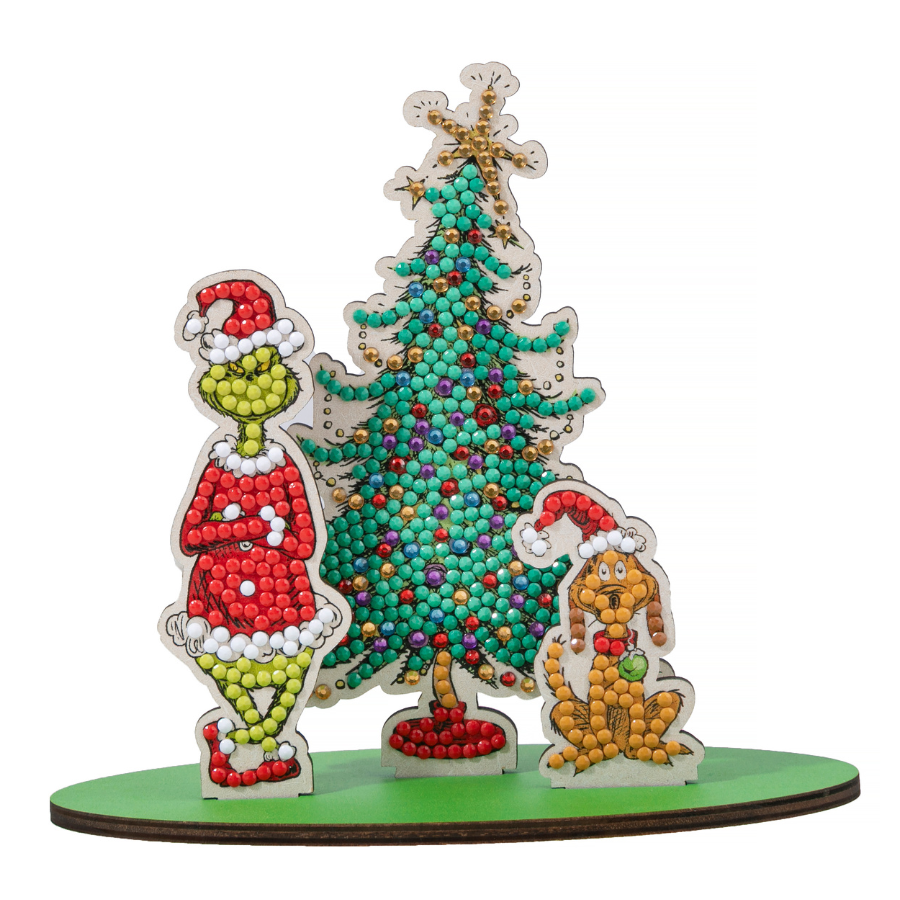Grinchmas Time Crystal Art Sparkle Scene front