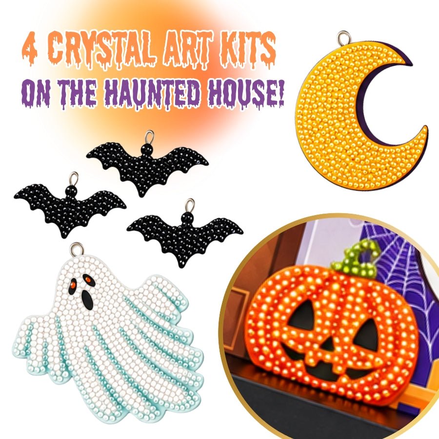 Halloween House Crystal Art Advent Calendar