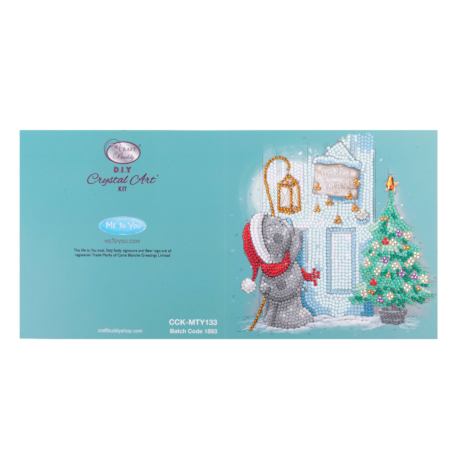 Happy Xmas Me To You Crystal Art Card Kit spreadas Me To You Crystal Art Card Kit spread