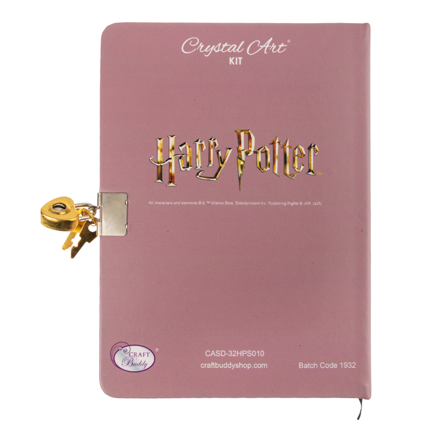 Harry Potter Crystal Art Secret Diary back
