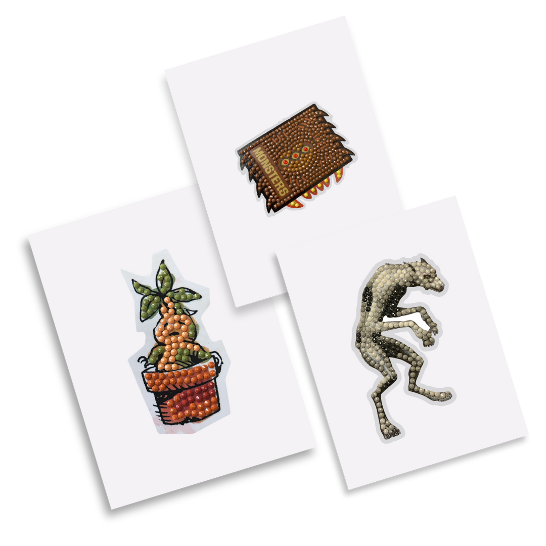 Harry Potter Crystal Art Sticker Album Starter Pack 10