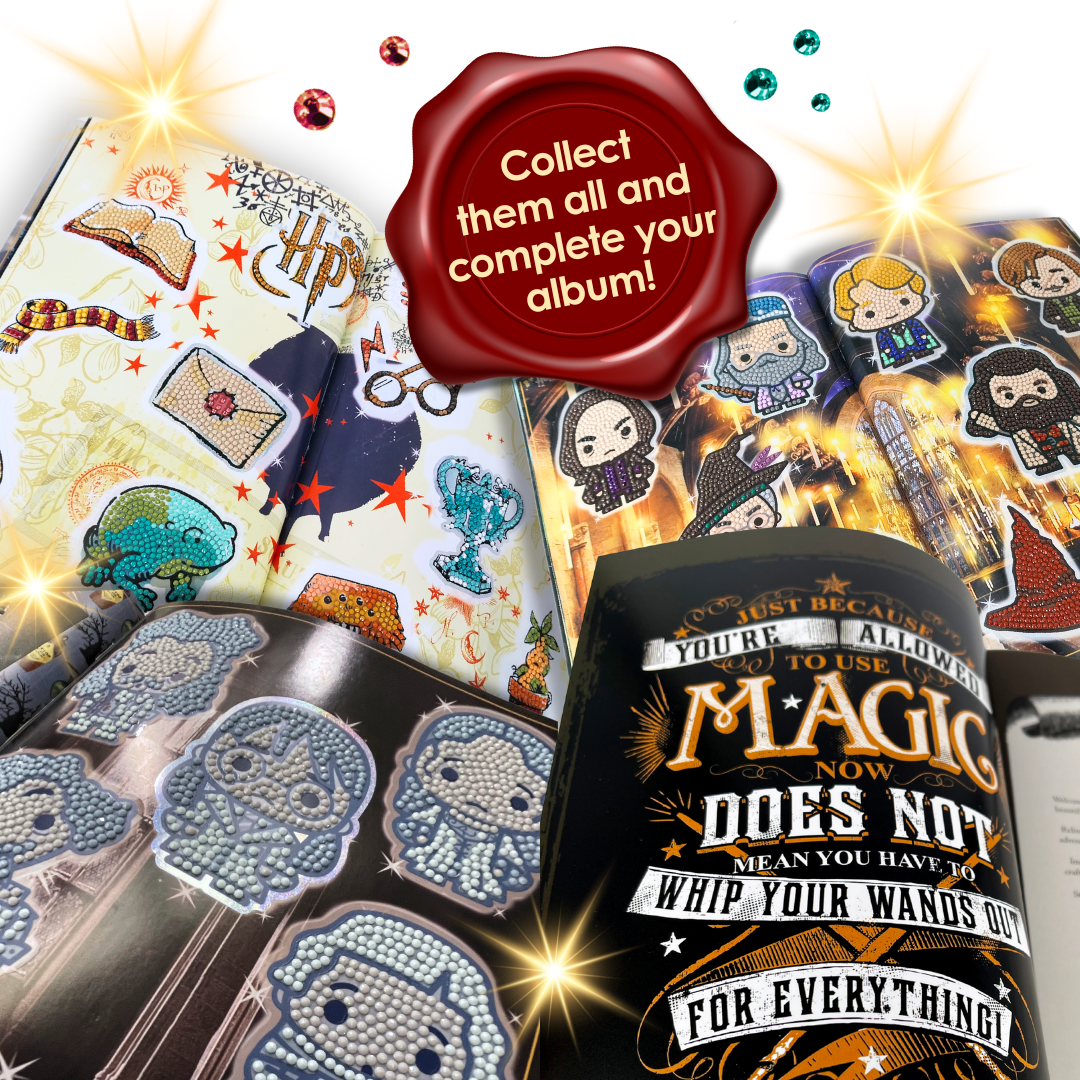 Harry Potter Crystal Art Sticker Album Starter Pack 1