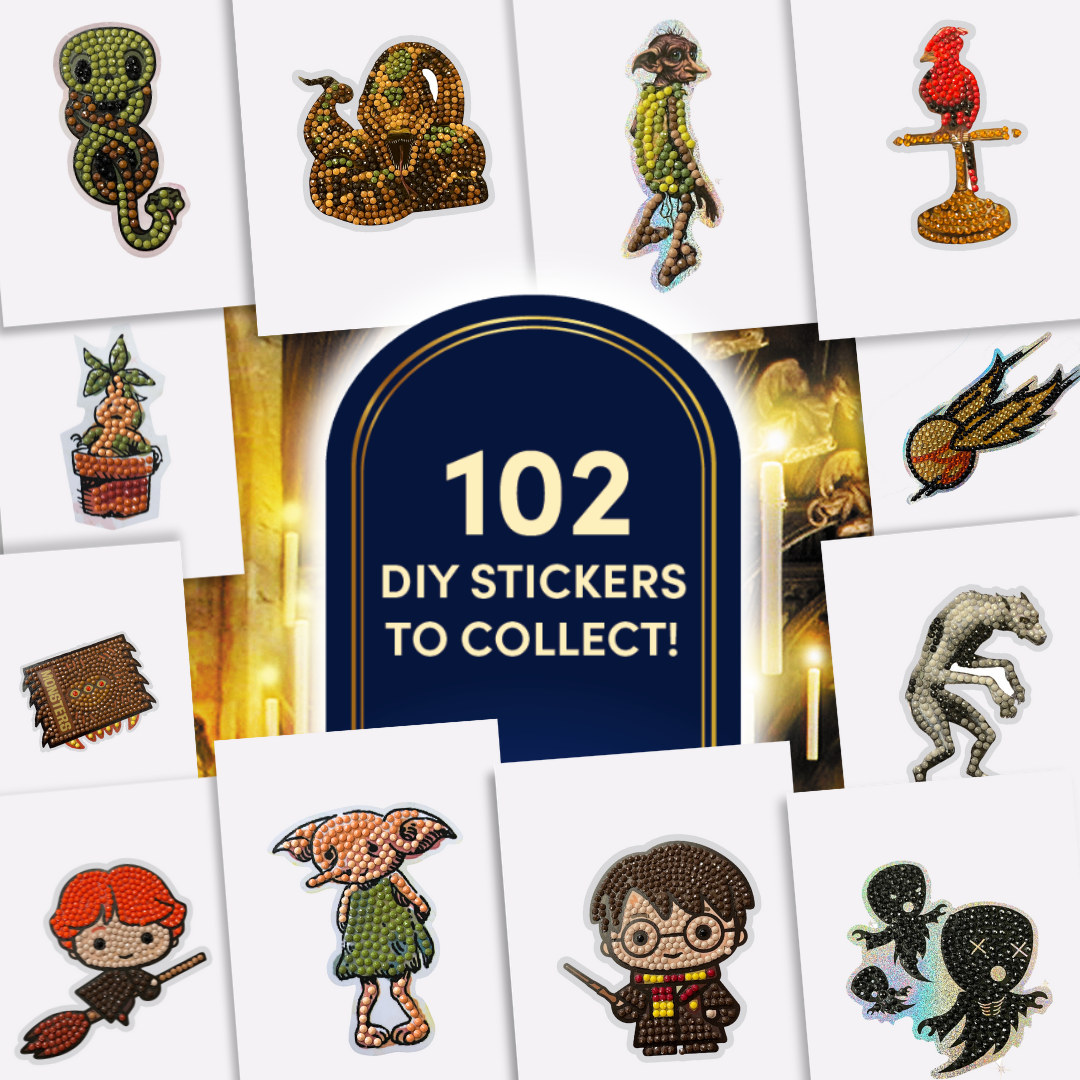 Harry Potter Crystal Art Sticker Album Starter Pack 22
