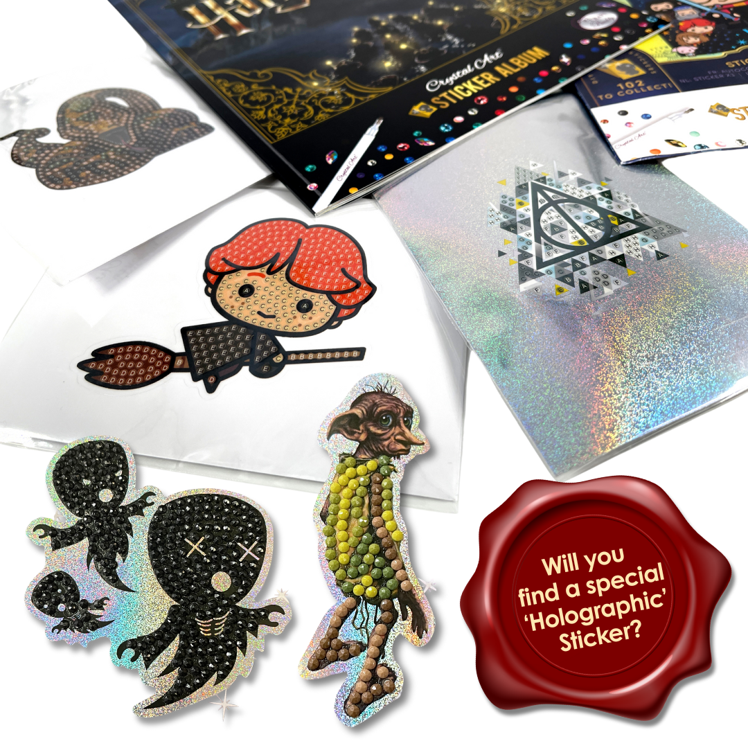 Harry Potter Crystal Art Sticker Album Starter Pack 2