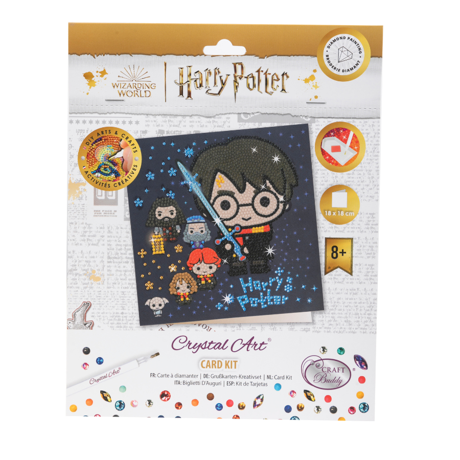 "Harry Potter Family" Harry Potter Crystal Art Card Front Packaging 