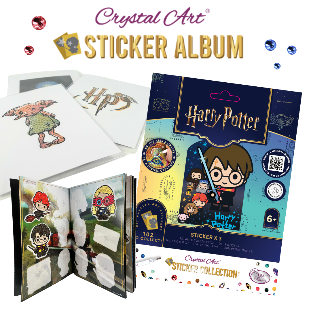 Harry Potter Crystal Art Sticker Pack x20