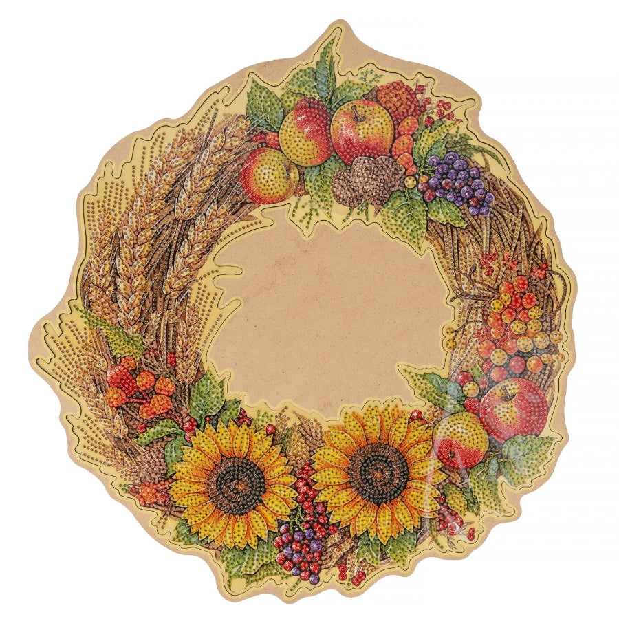 Harvest Wreath Crystal Art Decoration Kit