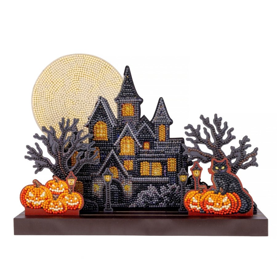 Haunted Mansion Crystal Art 3D Buildable Scene Kit