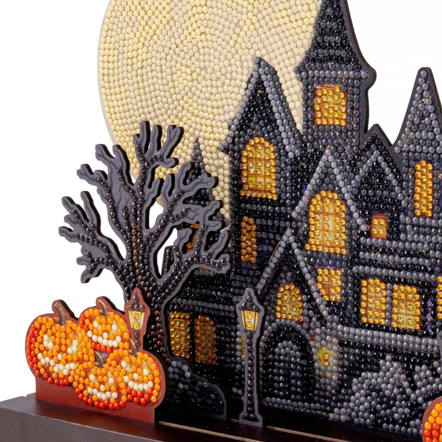 Haunted Mansion Crystal Art 3D Buildable Scene Kit