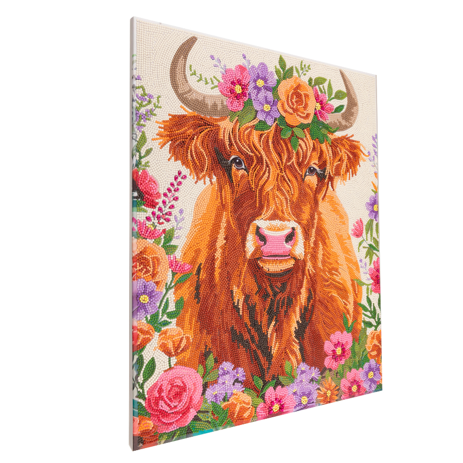 Highland Fun 2 Crystal Art Framed Canvas Kit 40x50cm
