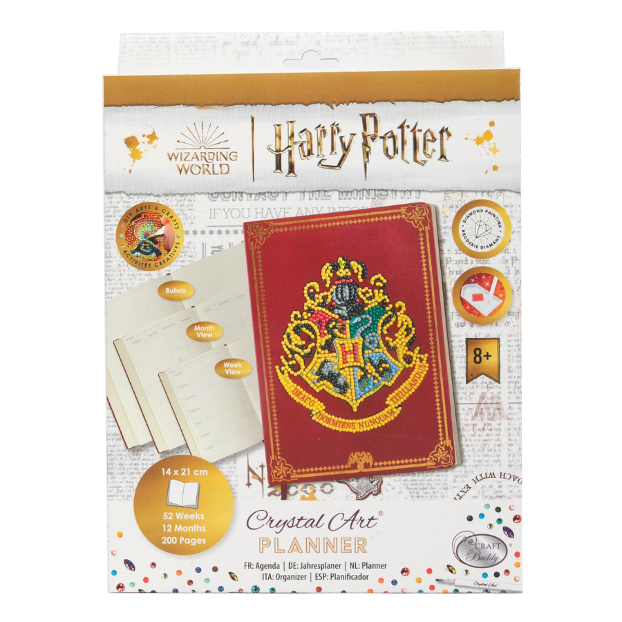 "Hogwarts Crest" Harry Potter Crystal Art Planner