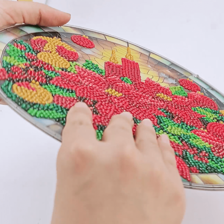 Holy Night Crystal Art Hanging Decoration handling