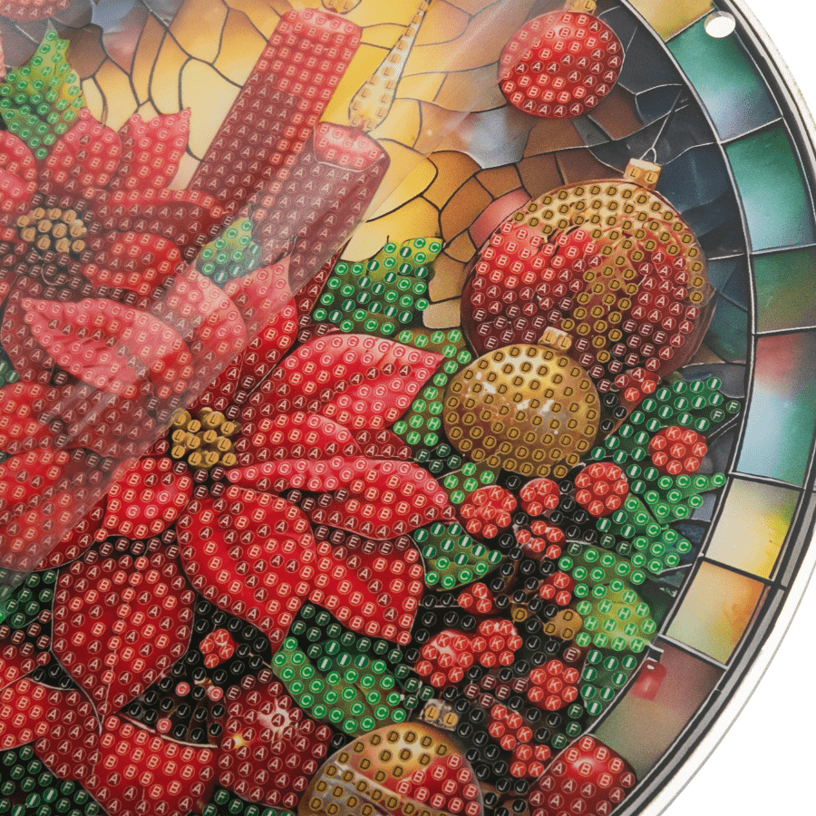 Holy Night Crystal Art Hanging Decoration template