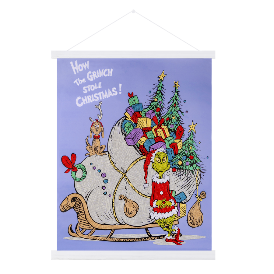 How The Grinch Stole Christmas Crystal Art Scroll Kit 2