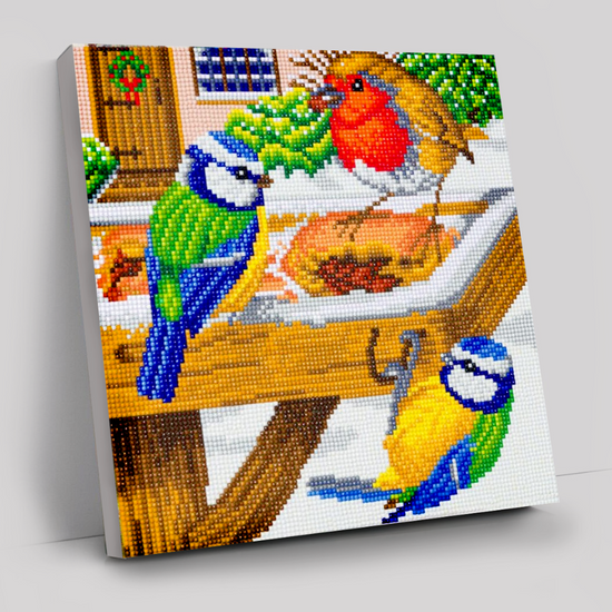 CAK-A120M: "Hungry Birds" 30x30cm Crystal Art Kit