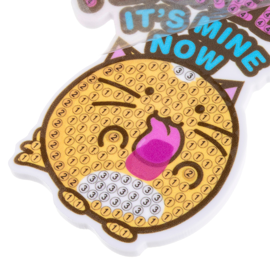 I Licked It Crystal Art Bag Charm Kit Fuzzballs