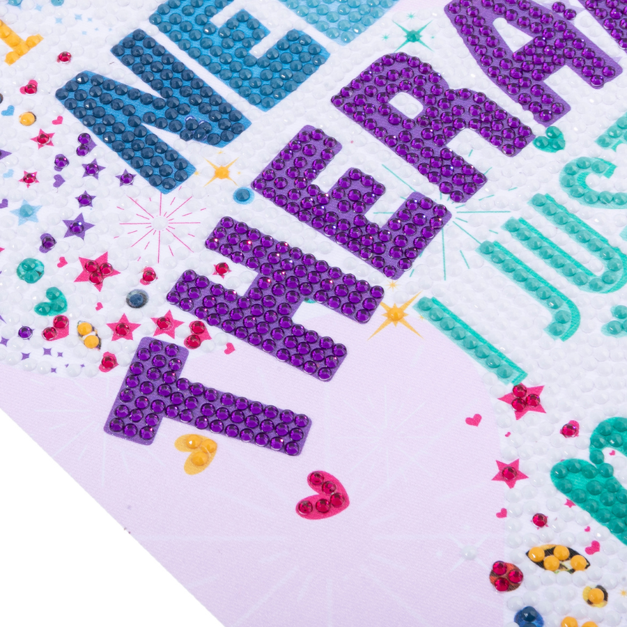 I dont need therapy Mini Crystal Art Scroll Kit 6 7