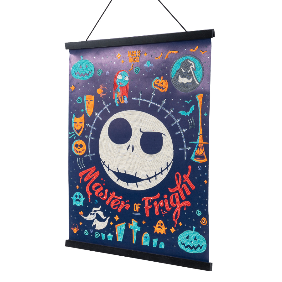 Jack Skellington Master Of Fright Disney Crystal Art Scroll 40x50 3