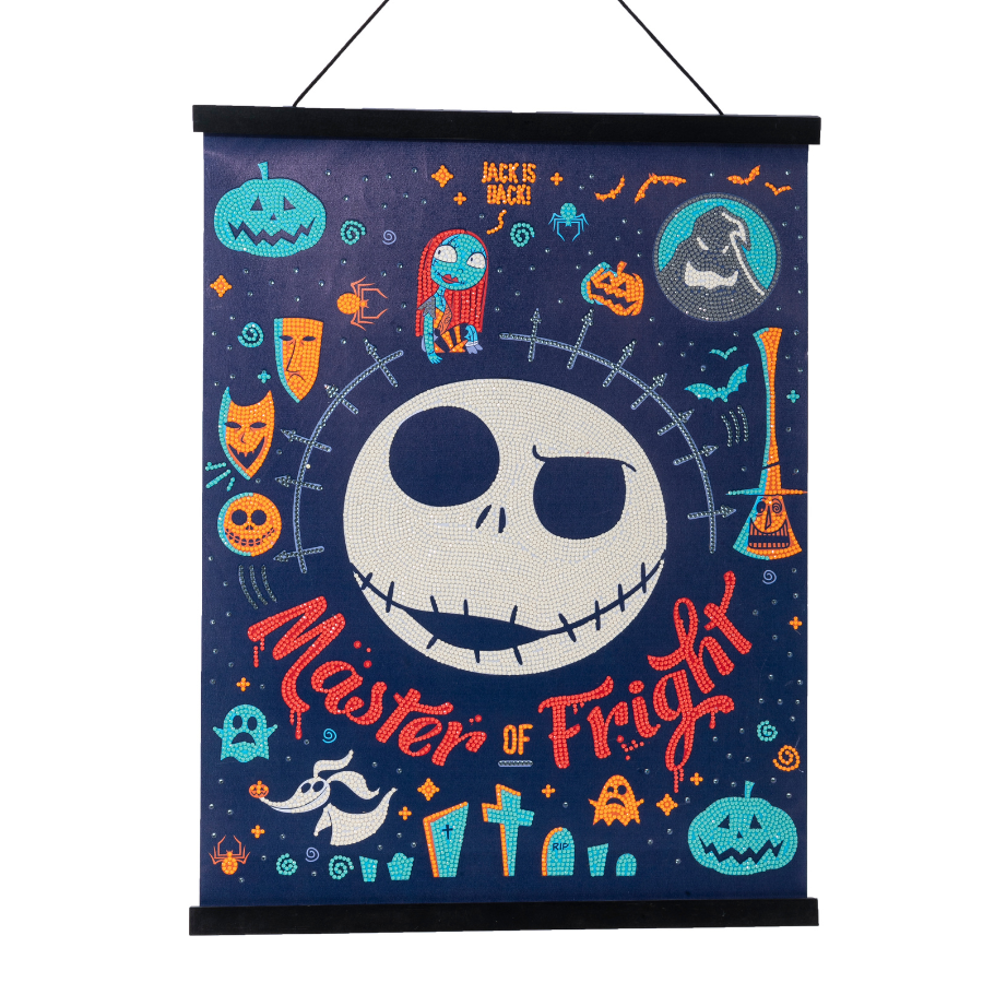 Jack Skellington Master Of Fright Disney Crystal Art Scroll 40x50 5