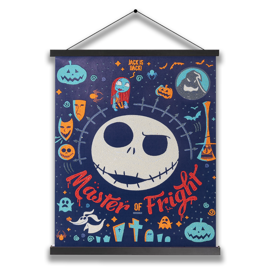Jack Skellington Master Of Fright Disney Crystal Art Scroll 40x50 8