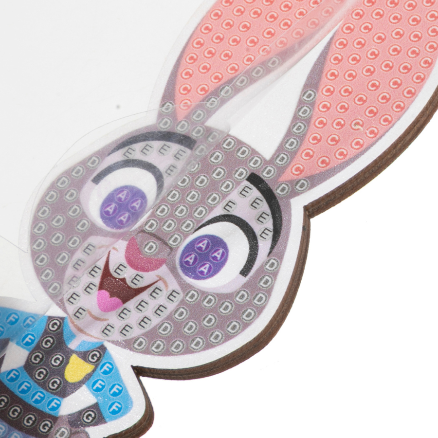 Judy Hopps Crystal Art Buddies Zootopia Series 6 template