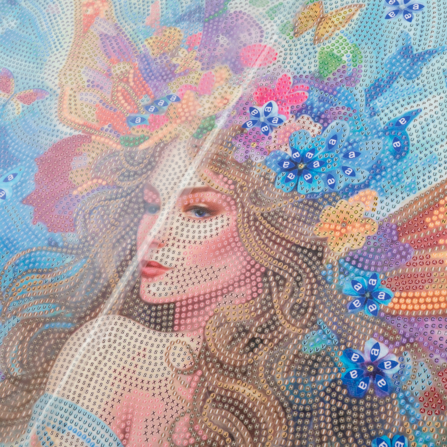 Kaleidoscopic Fairy Crystal Art Canvas Kit 40x50cm