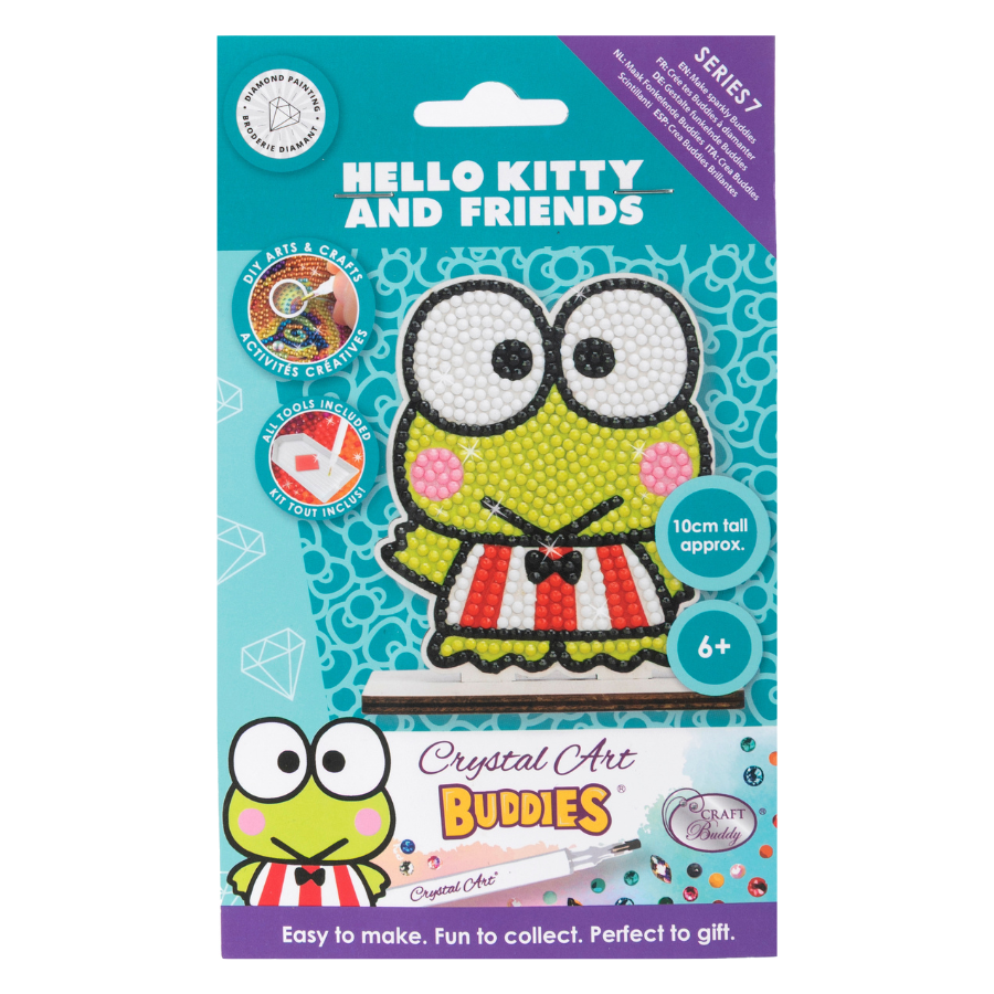 Kerokerokeroppi Crystal Art Buddies Hello Kitty Series 7