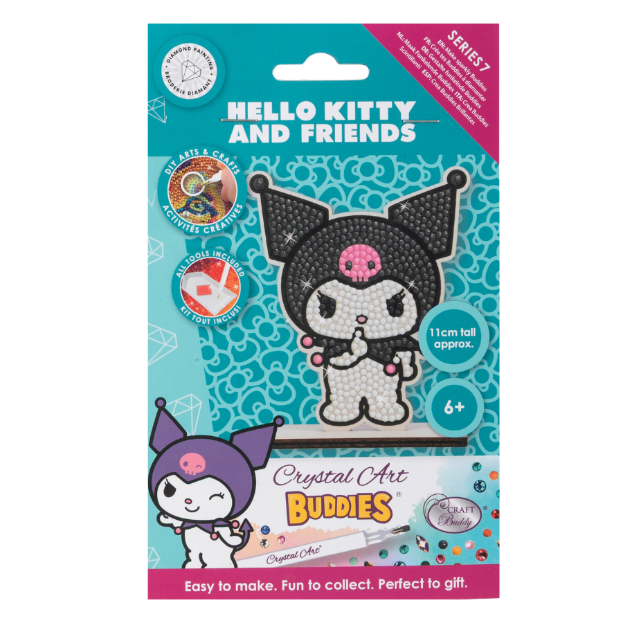 Kuromi Crystal Art Buddies Hello Kitty Series 7