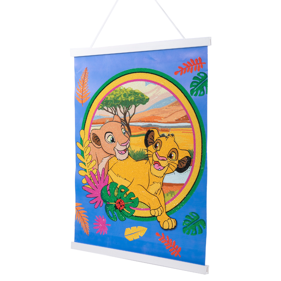 Lion King Disney Crystal Art Scroll Kit 40x50cm