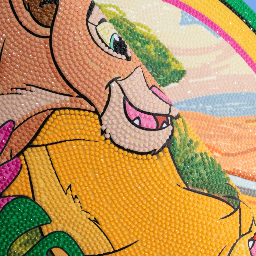 Lion King Disney Crystal Art Scroll Kit 40x50cm
