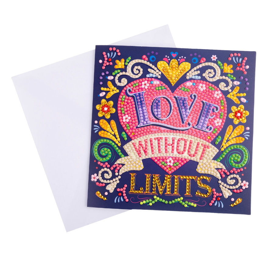 Love Without Limits Crystal Art Card Kit 15x15 2