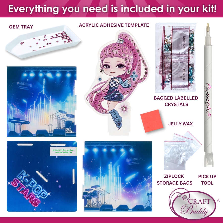 Lumera Crystal Art K-Pop Stars Character Worlds Kit
