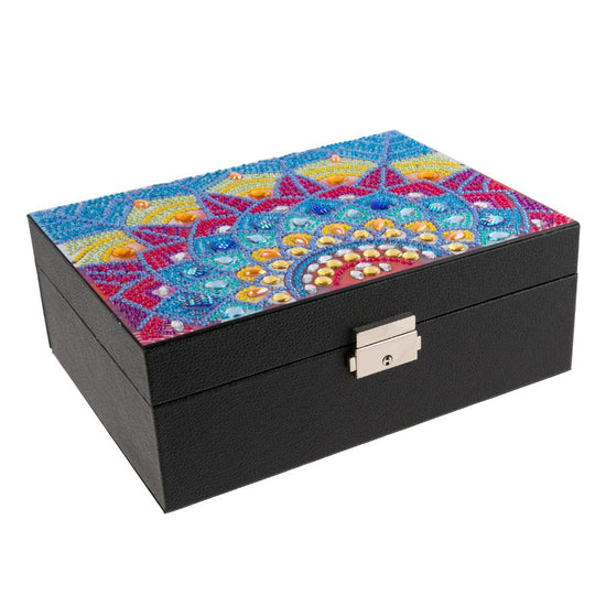 Mandala Crystal Art Jewellery Box 5