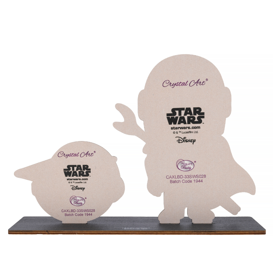 Mandalorian & Grogu Crystal Art Duo Double Buddies XL Star Wars