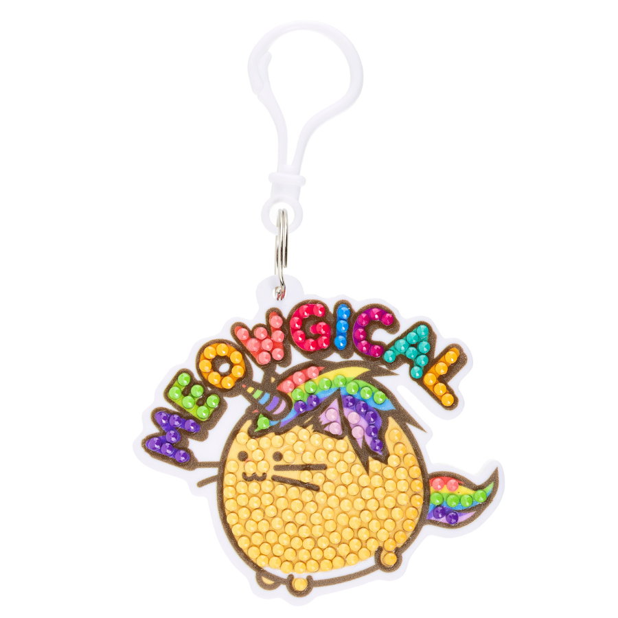 Meowgical Crystal Art Bag Charm Kit Fuzzballs