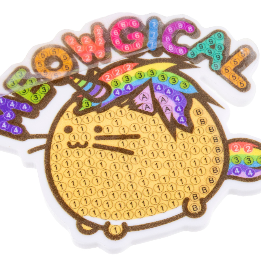 Meowgical Crystal Art Bag Charm Kit Fuzzballs