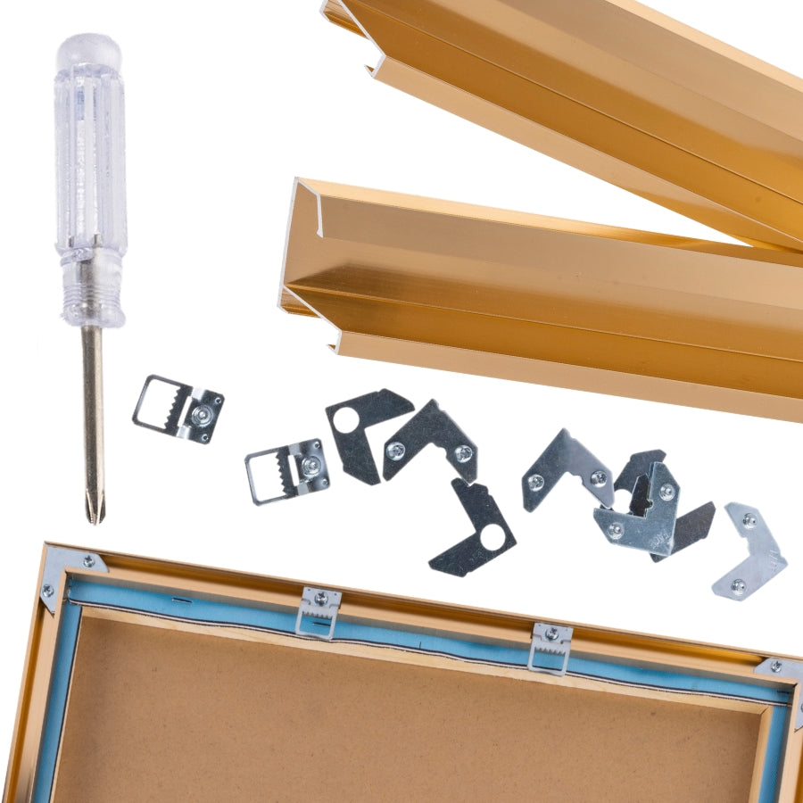Metal Frame Kit for Crystal Art 40x50 Canvases - GOLD