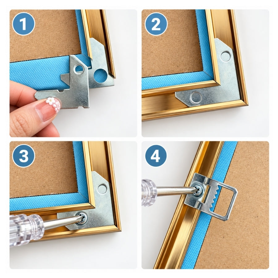Metal Frame Kit for Crystal Art 40x50 Canvases - SILVER