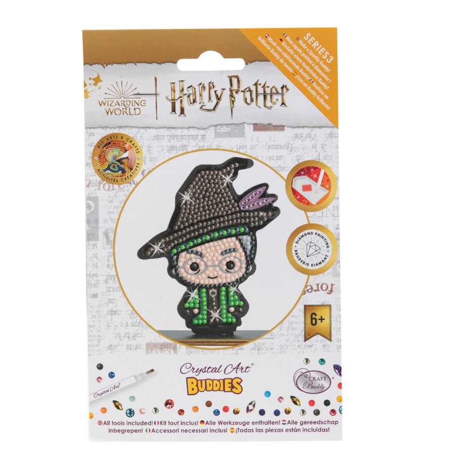 "Minerva McGonagall" Crystal Art Buddies Harry Potter Series 3 Front Packaging