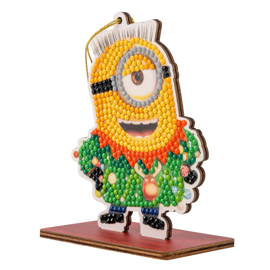 Minion Carl Crystal Art Festive Buddies Kit Minions Series 8
