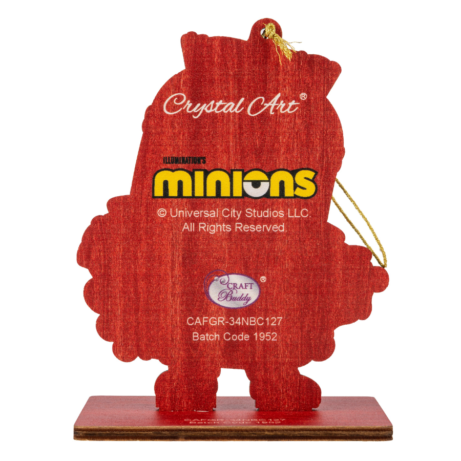 Minion Carl Crystal Art Festive Buddies Kit Minions Series 8